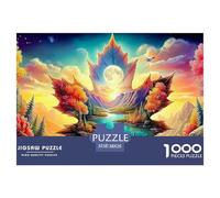Tren del Arcoíris Puzzle para Adultos Rompecabezas Desafiante con La Nitidez De La Alta Definición - Un Regalo Navideño Adultos Y Niños Desde 14 Años 38x26cm/1000pcs