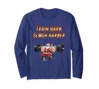 Tren Duro Trineo Duro Duro Divertido Entrenamiento Festivo Manga Larga