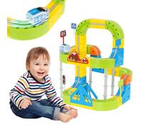 Tren Eléctrico Juguete Niños 125 Pcs - Pista de Carreras DIY Cube Track 3D - Juguetes para Niños 3 4 5 6 7 8 Años - Set de Tren de Juguete con Locomotora y Vías - Regalo Niño 3 Años y Juguetes 6 Años