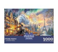Tren Fantasía Puzzle para Adultos Rompecabezas Desafiante con La Nitidez De La Alta Definición - Un Regalo Navideño Adultos Y Niños Desde 14 Años 38x26cm/1000pcs