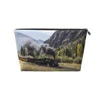 Tren Locomotora de Vapor, Bolsa de artículos de tocador Bolsa de Maquillaje Bolsa de cosméticos Bolsa de artículos de tocador de Viaje portátil