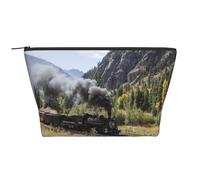 Tren Locomotora De Vapor Impreso Lindo, Bolsa de artículos de tocador Bolsa de Maquillaje Bolsa de cosméticos Bolsa de artículos de tocador de Viaje portátil