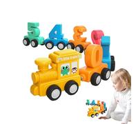 Tren Magnético - ABS De 6,69 Pulgadas | Tren De Juguete Con Números | Juguete Educativo | Bloques De Construcción | Niños Aprendiendo | Juego STEM Para Niños Que Mejora La Coordinación -mano Y La I