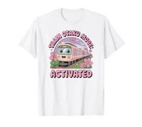Tren Modo Otaku Activado, Lindo Ferrocarril Japonés Kawaii Camiseta