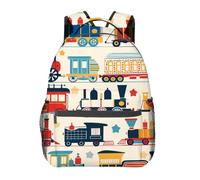 Tren Retro Ferrocarril Vintage Mochila Del Ordenador Unisex Mochila Escolar Ligera Mochilas Deportivas Para Vuelta Al Cole Hombre Viaje 29X40Cm