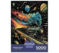 Tren sueño Rompecabezas Imposible,desafío for Adults Juego EduGatoivo 1000 Piezas Obra De Arte De Juego De para Adultos Y Niños Mayores De 12 Años 70x50cm/1000pcs