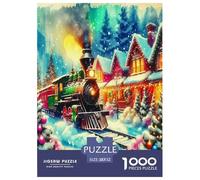 Tren Vapor Rompecabezas 1000 Piezas para Adultos Y Niños Infantil Impossible cochetón 3D Juego Familiar Idea De Regalo para Ella O É 52x38cm/1000pcs
