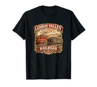 Tren Vintage Coal Country de Lehigh Valley Railroad Camiseta
