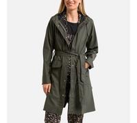 RAINS Abrigo funcional verde oscuro, Talla XS