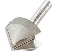 Trend 11/30 x 1/4TC cortador de fresa V Groove 45 grados - plata