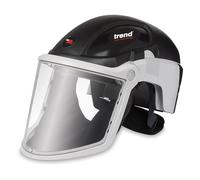 Trend Airshield Pro Max casco respirador integral, circulación de aire | Protege cabeza, ojos y vías respiratorias con circulación de aire en trabajos de fresado, AIR/PRO/M