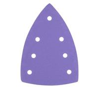 Trend Almohadillas de Lijado Detallado, 100 x 150 mm, 7 Agujeros, Grano 120, Pack de 10, Abrasivo Film para Suavizado y Masilla, AB/DET1/120A