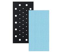 Trend Almohadillas de Lijado Profesional, 115 x 230 mm, 1/2 Hoja, Granos 80/120/180 + Protector, Pack de 7, Abrasivo Malla para Lijado de Superficies Grandes, AB/HLF/M7/P