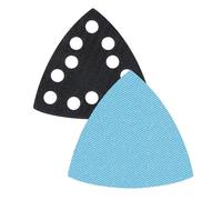 Trend Almohadillas de Lijado Profesional Delta, 93 mm, para Multiherramientas, Granos 80/120/180 + Protector, Pack de 7, Abrasivo Malla para Lijado Detallado en Bordes y Esquinas, AB/OSC/M7/P