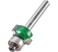 Trend C074X1/4TC Craft Pro - Cortador de fresadora redonda con rodamiento de vástago de 1/4 pulgadas, radio de 1/8 pulgadas, dos puntas de carburo de flauta, plata, 3.9 x 2.4 x 0.5 pulgadas