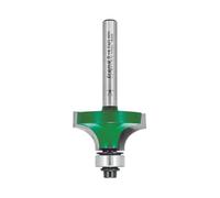 Trend CraftPro Fresa Redondeada con Rodamiento 1/4" Radio 9,5 mm TCT | Punta de metal duro (TCT) con varios rodamientos para perfiles redondeados suaves en madera dura y blanda, C078X1/4TC