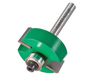 Trend Cortador de rebaje para fresadora 1/4, Ø35 mm | Fresa rebajadora con punta de carburo de tungsteno y rodamientos para cortes limpios y precisos, C040X1/4TC