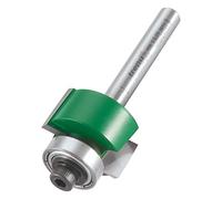 Trend Cortador de rebaje para fresadora 1/4" TCT 12,7x24 mm | Fresa TCT con plaquita de carburo y rodamientos para rebajes lisos y enrutado preciso, Ø24 mm, L12,7 mm C193AX1/4TC
