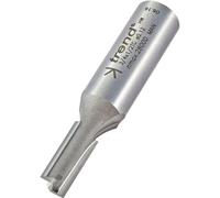 Trend Cortador fresa recta 2 flautas 8mm, mango 1/2 pulg | Fresa TCT de carburo de tungsteno para ranuras rectas limpias en madera, 2 filos, mango 1/2 y 3/4X1/2TC