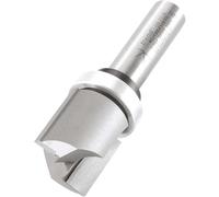 Trend Cortador perfil guiado 25mm Ø, corte 25mm, vástago 1/2 | Fresas con plaquitas de carburo de tungsteno para trabajos con plantillas y acabados limpios, 46/100X1/2TC