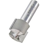 Trend Cortador profesional recto de dos flautas, vástago de 1/2 pulgada, diámetro de corte de 25,4 mm y longitud de corte de 19 mm, punta de carburo de tungsteno, 4/08 x 1/2 TC