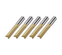 Trend Cortador recto de dos flautas, vástago de 1/2 pulgada, diámetro de corte de 12,7 mm y longitud de corte de 50 mm, punta de carburo de tungsteno, paquete de 5, BR01/5