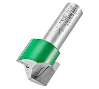 Trend CraftPro - Broca de corte recto de dos flautas, vástago de 1/2 pulgada, diámetro de corte de 24 mm y longitud de corte de 19 mm, punta de carburo de tungsteno, C032CX1/2TC