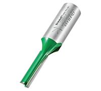 Trend CraftPro - Broca de corte recto de dos flautas, vástago de 1/2 pulgada, diámetro de corte de 6 mm y longitud de corte de 25 mm, punta de carburo de tungsteno, C005AX1/2TC