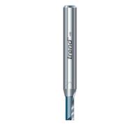 Trend CraftPro - Broca de corte recto de dos flautas, vástago de 1/4 pulgadas, diámetro de corte de 11,1 mm y longitud de corte de 32 mm, punta de carburo de tungsteno, C018AX1/4TC