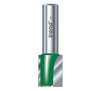 Trend CraftPro - Broca de corte recto de dos flautas, vástago de 1/4 pulgadas, diámetro de corte de 14 mm y longitud de corte de 19 mm, punta de carburo de tungsteno, C023AX1/4TC