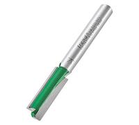 Trend CraftPro - Broca de corte recto de dos flautas, vástago de 1/4 pulgadas, diámetro de corte de 8 mm y longitud de corte de 25 mm, punta de carburo de tungsteno, C012AX1/4TC