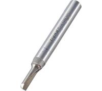 Trend CraftPro - Broca de corte recto de una flauta, vástago de 1/4 pulgadas, diámetro de corte de 4 mm y longitud de corte de 11,1 mm, punta de carburo de tungsteno, C035X1/4TC