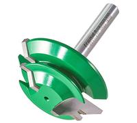 Trend CraftPro Cortador de Ensamble de Inglete Pequeño, Vástago de 1/4 Pulgada para Madera de 8mm a 12mm de Grosor, metal duro (TCT), C189X1/4TC
