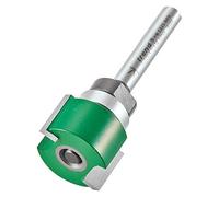 Trend CraftPro Cortador de Fresadora para Receso Intumescente de Dos Flautas, Vástago de 1/4 Pulgada, Diámetro de Corte de 24mm y Longitud de Corte de 15mm, metal duro (TCT), C220X1/4TC