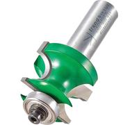 Trend CraftPro Cortador de Moldura de Esquina Guiado por Rodamiento, Mango de 1/2 Pulgada, Diámetro de Corte de 31.9mm y Longitud de Corte de 22.5mm, Radio de 7mm, metal duro (TCT), C215X1/2TC