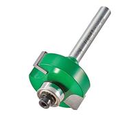 Trend CraftPro Cortador de Ranuras para Fresadora, Mango de 1/4 Pulgada, Profundidad de Corte de 10mm, Profundidad de Ranura de 9.5mm, metal duro (TCT), C148X1/4TC