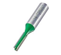 Trend CraftPro Cortador Recto de Fresa de Dos Flautas, Mango de 1/2 Pulgada, Diámetro de Corte de 6.3mm y Longitud de Corte de 25.4mm, metal duro (TCT), C008X1/2TC