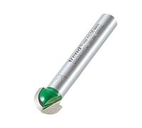 Trend CraftPro Fresa Cavetto Router 9,5 mm Corte, Radio 4,8 mm Mango 1/4" | Para bordes decorativos: radio 4,8 mm, corte 9,5 mm, mango 1/4" y metal duro TCT, C053X1/4TC.