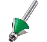 Trend CraftPro Fresa de chaflán 60° V, 12,7 mm, vástago 1/4 | Fresa con plaquitas de carburo de tungsteno para chaflanes de 12,7 mm y ranuras V de 60°, C138X1/4TC