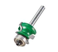 Trend CraftPro Fresa para Moldura de Esquina, Vástago de 1/4 Pulgada, Diámetro de Corte de 26mm y Longitud de Corte de 16mm, Radio de 4.8mm, metal duro (TCT), C130X1/4TC