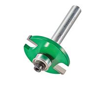 Trend CraftPro Fresa para ranurar galletas con guía rodamiento TCT 8mm | Para ranuras de galleta nº0,10,20, longitud corte 4mm, mango 8mm, puntas carburo tungsteno, C152X8MMTC