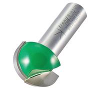 Trend CraftPro Fresa para Router Cavetto, Mango de 1/2 Pulgada, Radio de 12.7mm y Diámetro de Corte de 25.4mm, metal duro (TCT), C058X1/2TC