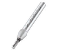 Trend CraftPro Fresa para Router Cavetto, Vástago de 1/4 Pulgada, Radio de 1.6mm y Diámetro de Corte de 3.2mm, metal duro (TCT), C050X1/4TC