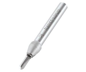 Trend CraftPro Fresa para Router Cavetto, Vástago de 1/4 Pulgada, Radio de 1.6mm y Diámetro de Corte de 3.2mm, metal duro (TCT), C050X1/4TC