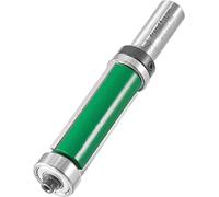 Trend C199X1/2TC Craft 1/2' Shank Pro 90° Cortador de fresadora de doble guía Bit-C199X1/2TC-Diámetro Longitud de corte 50mm Rodamiento 19.1mm Punta de carburo de tungsteno, plata