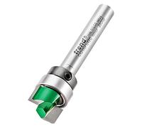 Trend CraftPro fresa perfiladora guiada TCT, vástago 1/4" 6,35/12,7 | Perfiles precisos con guía: diámetro de corte 6,35 mm y longitud 12,7 mm, punta carburo de tungsteno C121NX1/4TC