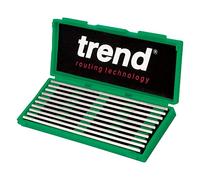 Trend Cuchillas carburo cepilladora 82x5,5x1,1mm, 5 pares | 5 pares de cuchillas de carburo doble filo para cepillado suave y preciso, CR/PB29/5PR