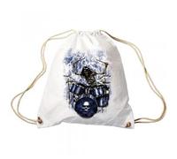 Trend de Bag Bolsa de deporte bolsa de deporte mochila con Print - Ghost - baterista tb65307 Color Blanco