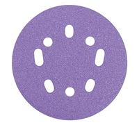 Trend Discos de lija de óxido de aluminio de 125 mm para lijadora órbital aleatoria, grano 180, AB/125/180A/B, paquete de 50
