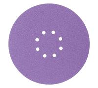 Trend Discos de lija de circonio de 225 mm para lijadora órbital aleatoria, grano 40, AB/225/40Z, paquete de 10